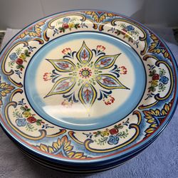 Euro ceramic dinner plates
