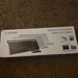 KM9000 Wireless Keyboard and Mouse Combo (NEW)