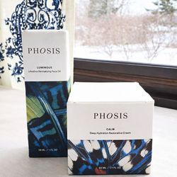 (New in Box!) Phosis The Power Pair Duo-  Calm Cream & Luminous Oil Skincare set (2026 Winner of Oprah O-Awards!)