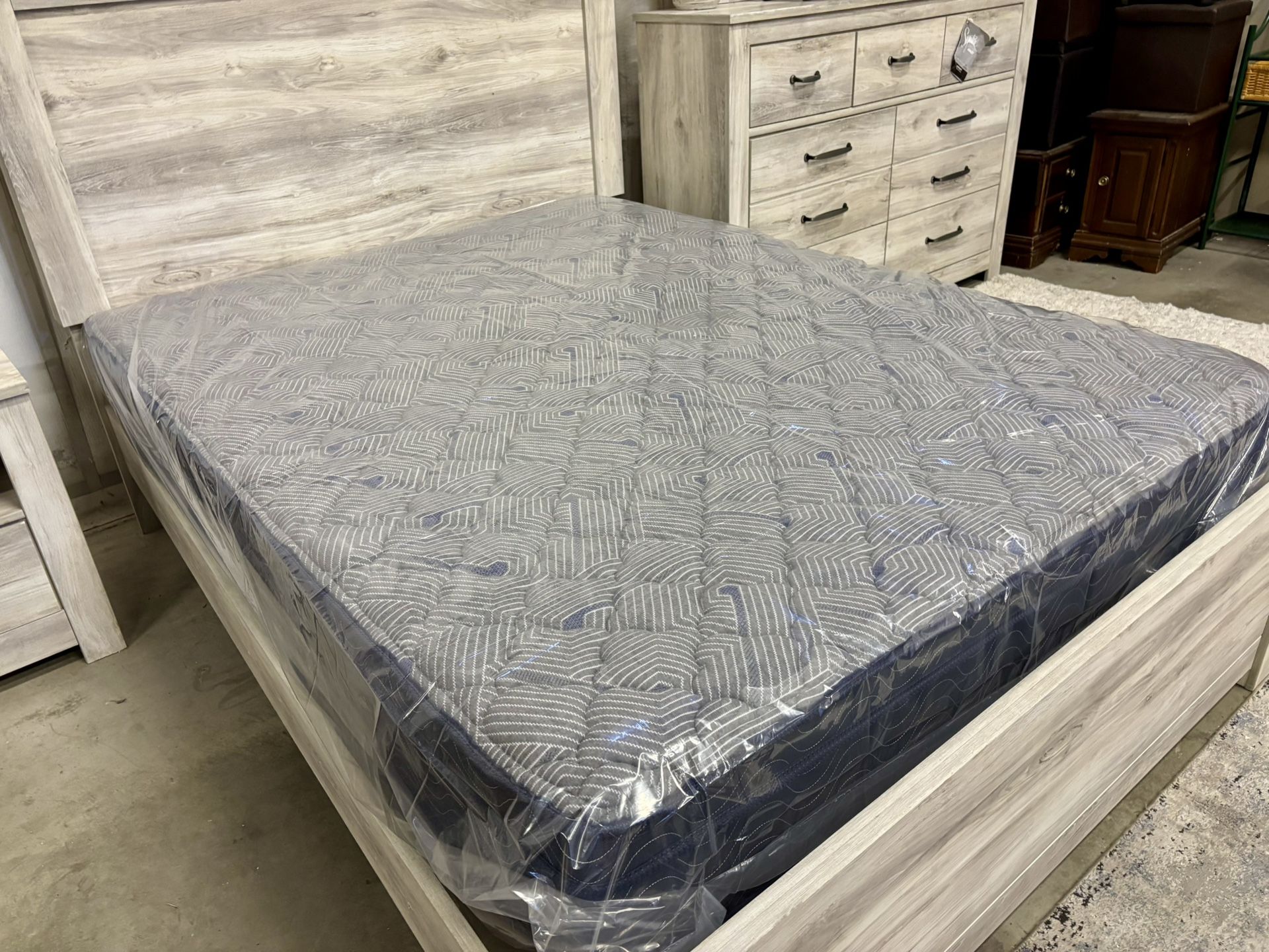 New Titan Plush Pillow Top Queen 9” Firm Matress  - Southerland Inc. 