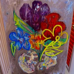 “Breath of Life” by Sorin Lilico (2020) – Large Original Abstract Floral Painting