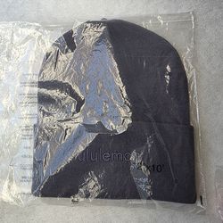 Lululemon Warm Revelation Beanie Wordmark Logo NFAL Wool Blend