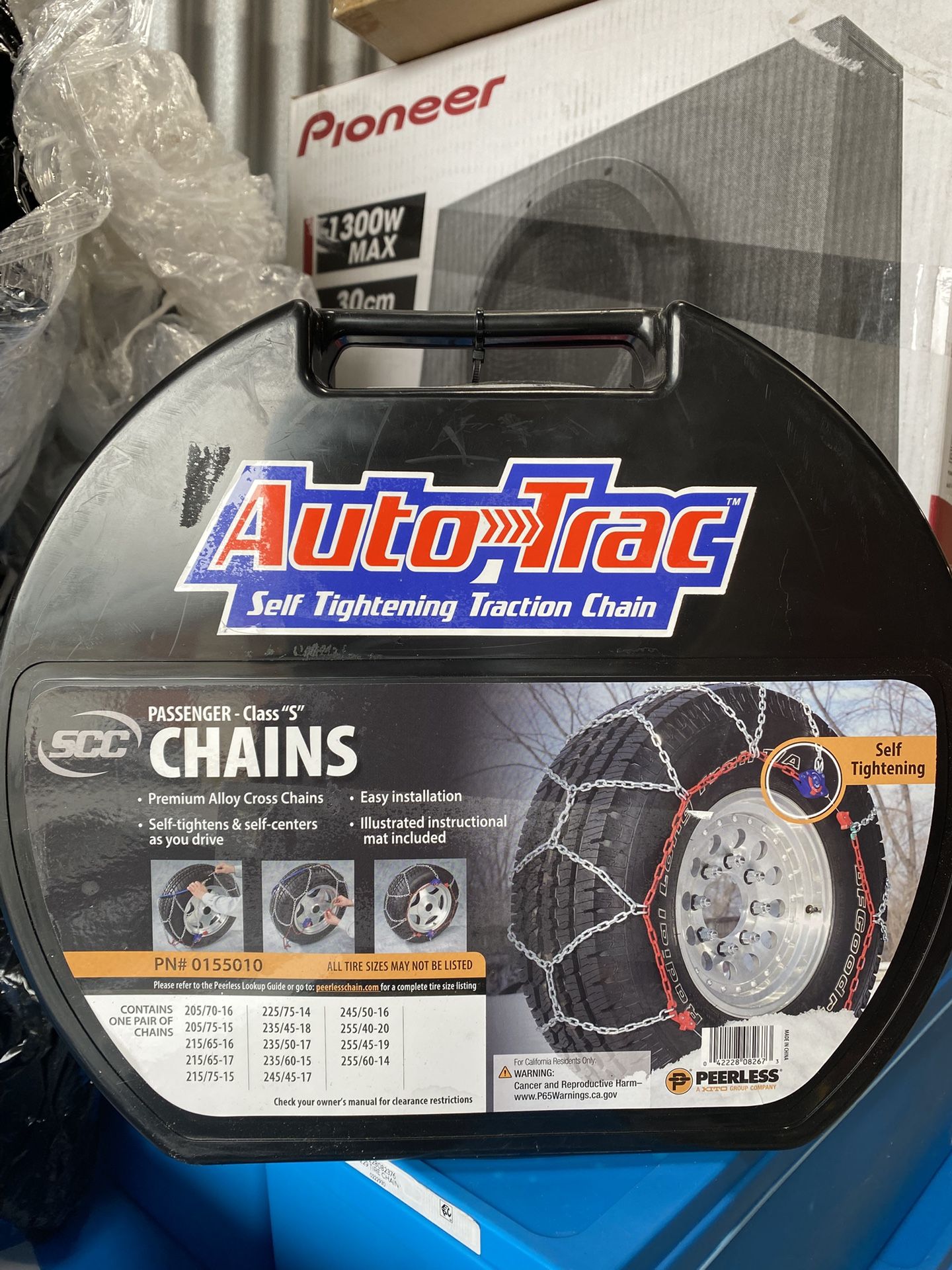 Peerless Chain AutoTrac Passenger Tire Chains, #0155010