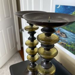 Z Gallerie Candle Holders. Bohemian Style