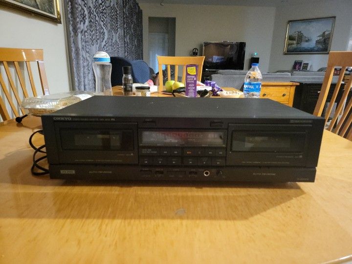 Onkyo TA-RW400  HX  pro compact dual cassette tape player Double deck