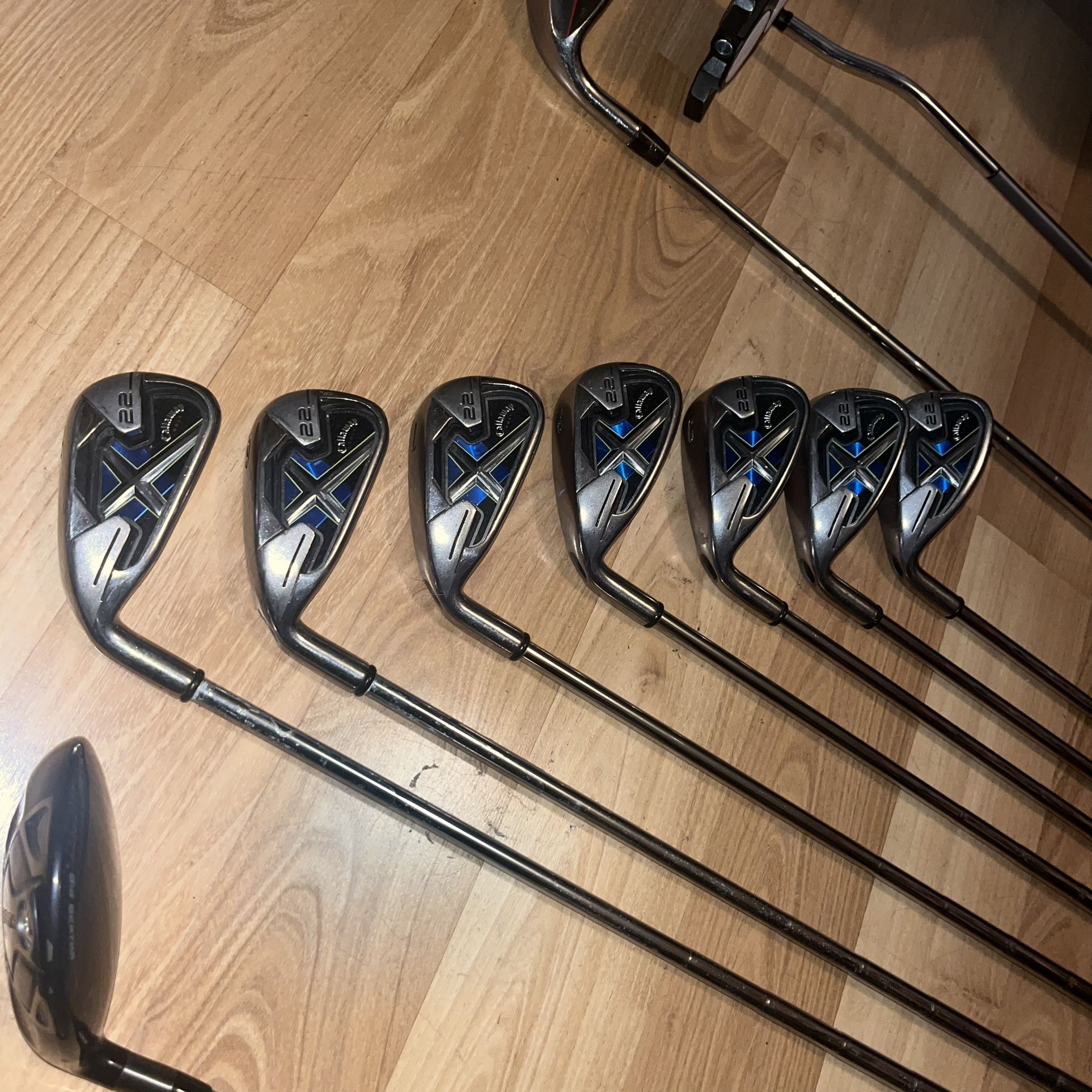 Left Handed Callaway Golf Clubs Set