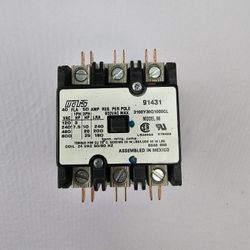 MARS Model 98 Contactor 40 FLA 50 Amp 24V Coil HVAC Refrigeration