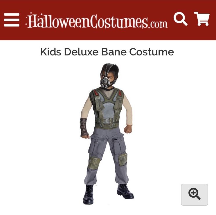NEW - Batman-The Dark Knight “BANE” - Costume