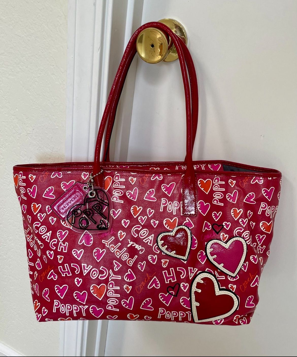 COACH Graffiti Poppy Handbag