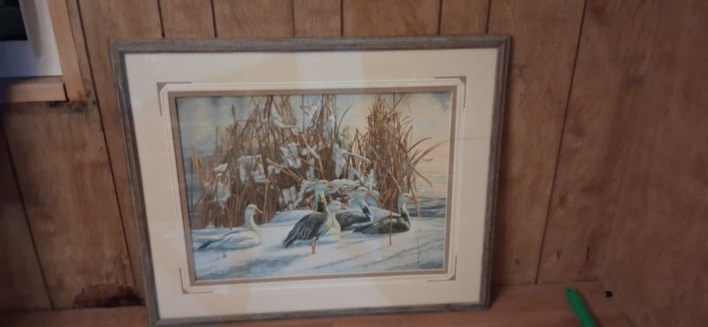 A.D. Fields Framed Art Work