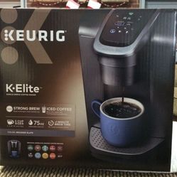 Keurig K-elite single serve coffee maker