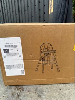 Silla nueva para bebé alta /new baby high chair