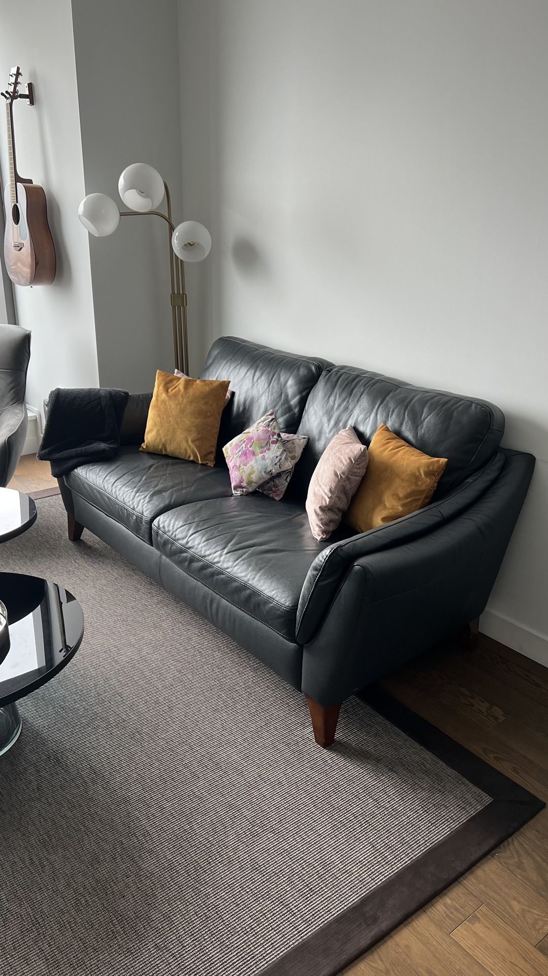 Natuzzi Greccio Leather Sofa