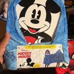 Hooded Throw Blankets Disney Characters 
