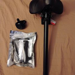 Bike Saddle And Accessories Combo.