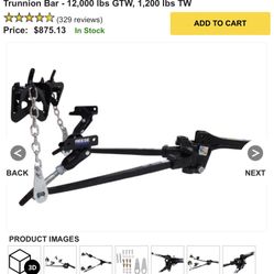 Weight distributing hitch