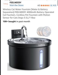 FEELNEEDY new wireless pet  water fountain