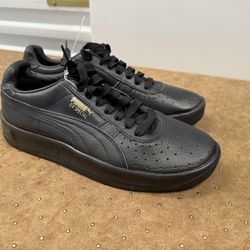 Puma GV Special + (contact info removed)2 Mens Black Leather Lifestyle Sneakers Shoes Sz 8.5