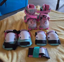 Hello kitty skate set