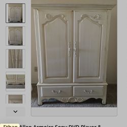 Ethan Allen Armoire With Sound System 