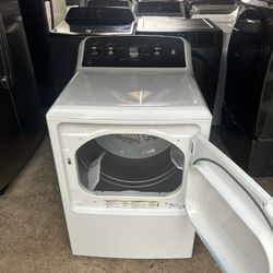 GE 6.2-cu ft Vented Electric Dryer ( White 