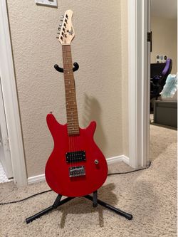 Rogue Rocketeer Electric Guitar - Red