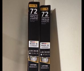 Stabila 29872 Type 80 AS-2 5-Piece Spirit Level Set $320.00Each Box New