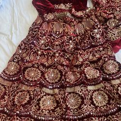 Velvet Embroidered Indian Dress $30 Each 