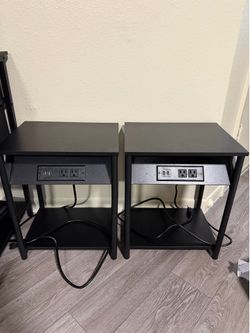 End Tables with Charging station