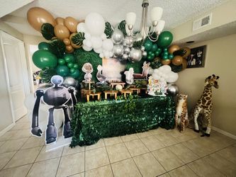 THE WILD ROBOT PARTY THE WILD ROBOT DECORATION SET UP