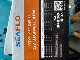12v Seaflo Pump