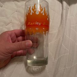 Harley Davidson Drinking Glass 