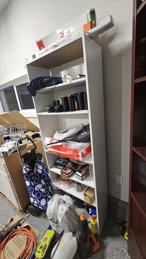 White Bookshelf Shelf