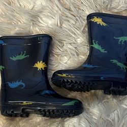Carter's Kids blue Dinosaur Rain Boots size 9