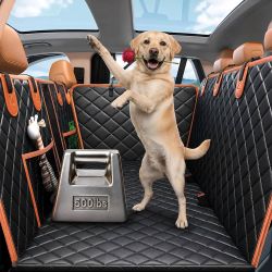 Brand New Dog Back Seat Cover & Extender for Car/SUV – Waterproof, Hard Bottom, Large Dog Friendly