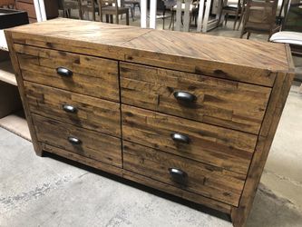 Real Wood 6 Drawer Dresser