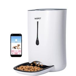 $85 WOPET SMART PET FOOD DISPENSER APP CONTROL 