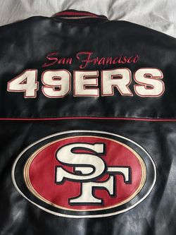 San Francisco 49rs vintage leather jacket