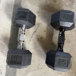 Dumbbells 25lbs