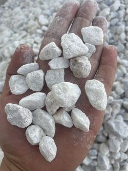 Ultra White Decorative Rock