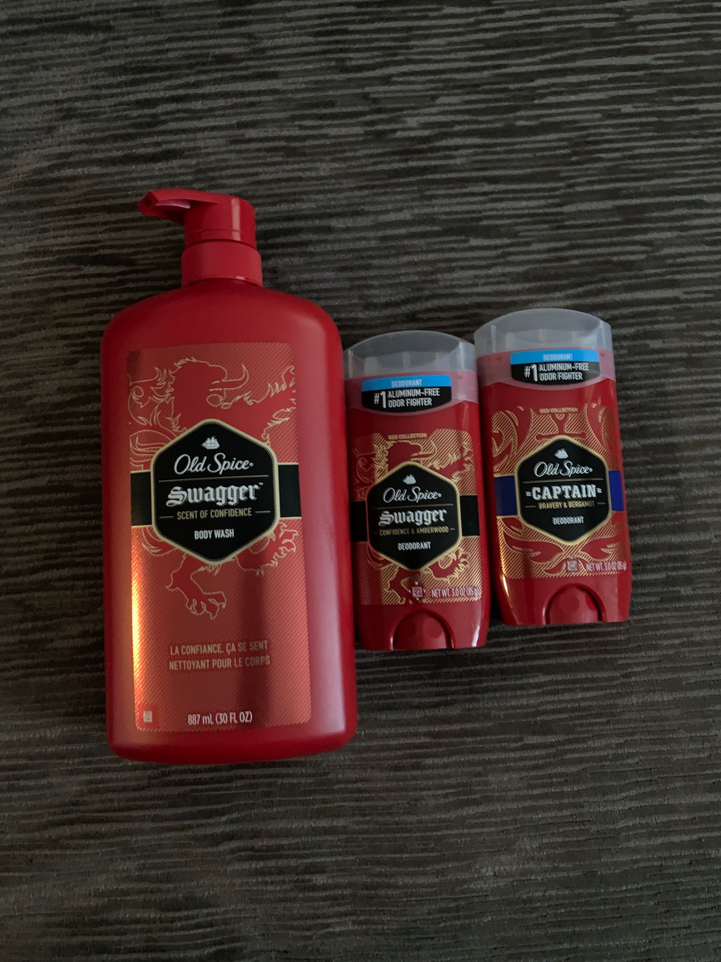 Old Spice Body wash and Deodorants