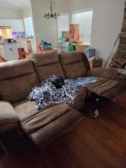 Great Sofa with built in recliners, super comfortable!