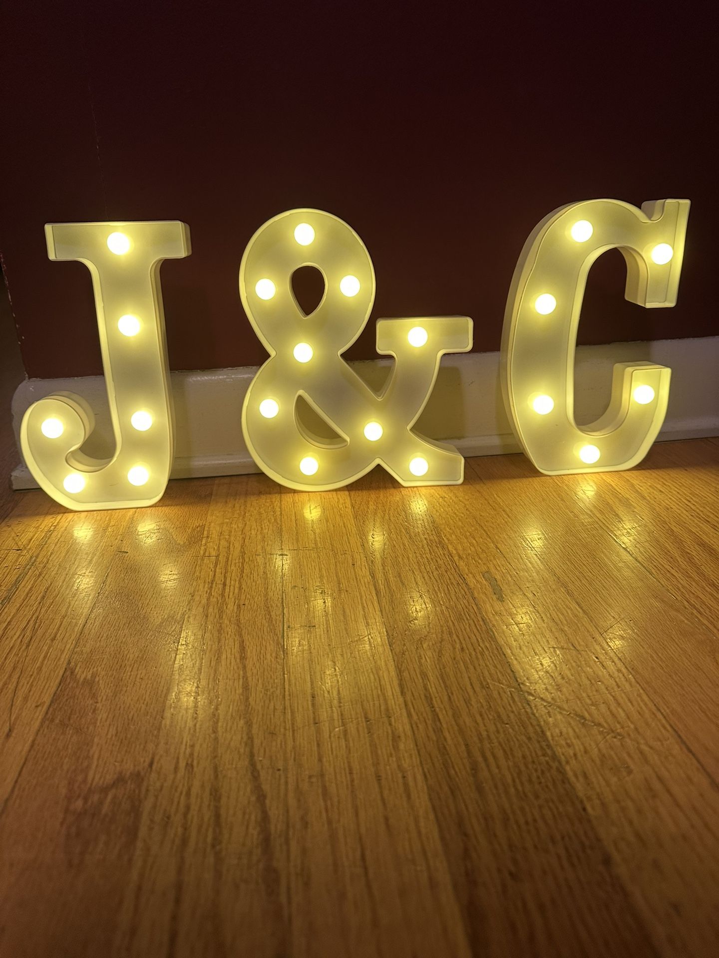 Wedding Light Up Letters
