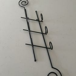 Wall Mount Metal Wine Bottle Rack
