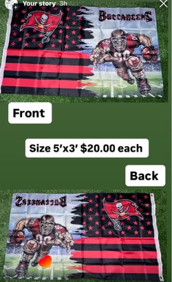 Buccaneers flag size 5’x3’