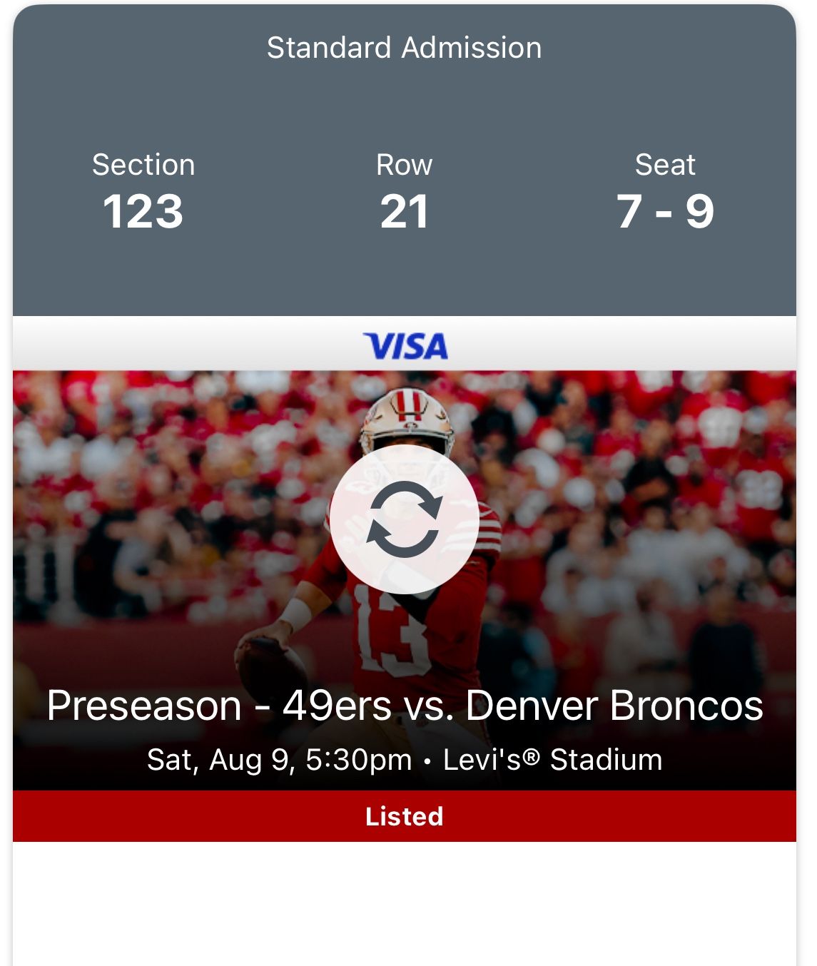 Broncos vs 49ers