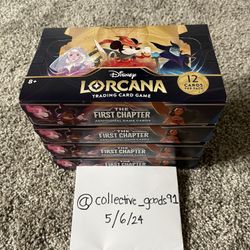 Ravensburger Disney Lorcana TCG: The First Chapter Booster Box (24 Packs) NEW/SEALED