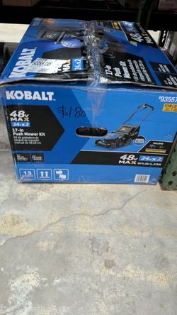 Kobalt 17in Push Mower Kit