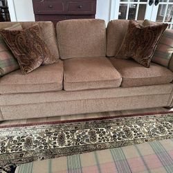 Custom Stickley Three Cushion Sofa 