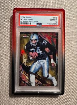 Bo Jackson 2024 PSA 10 Topps Finest 13/25 Pop 1